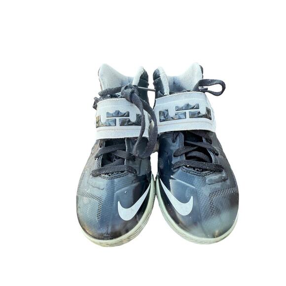 Nike Other - Nike Lebron Soldier 7 Youth Size 4.5 Black Gray Basketball Shoes